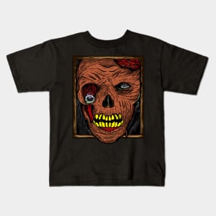 Creepy face Kids T-Shirt